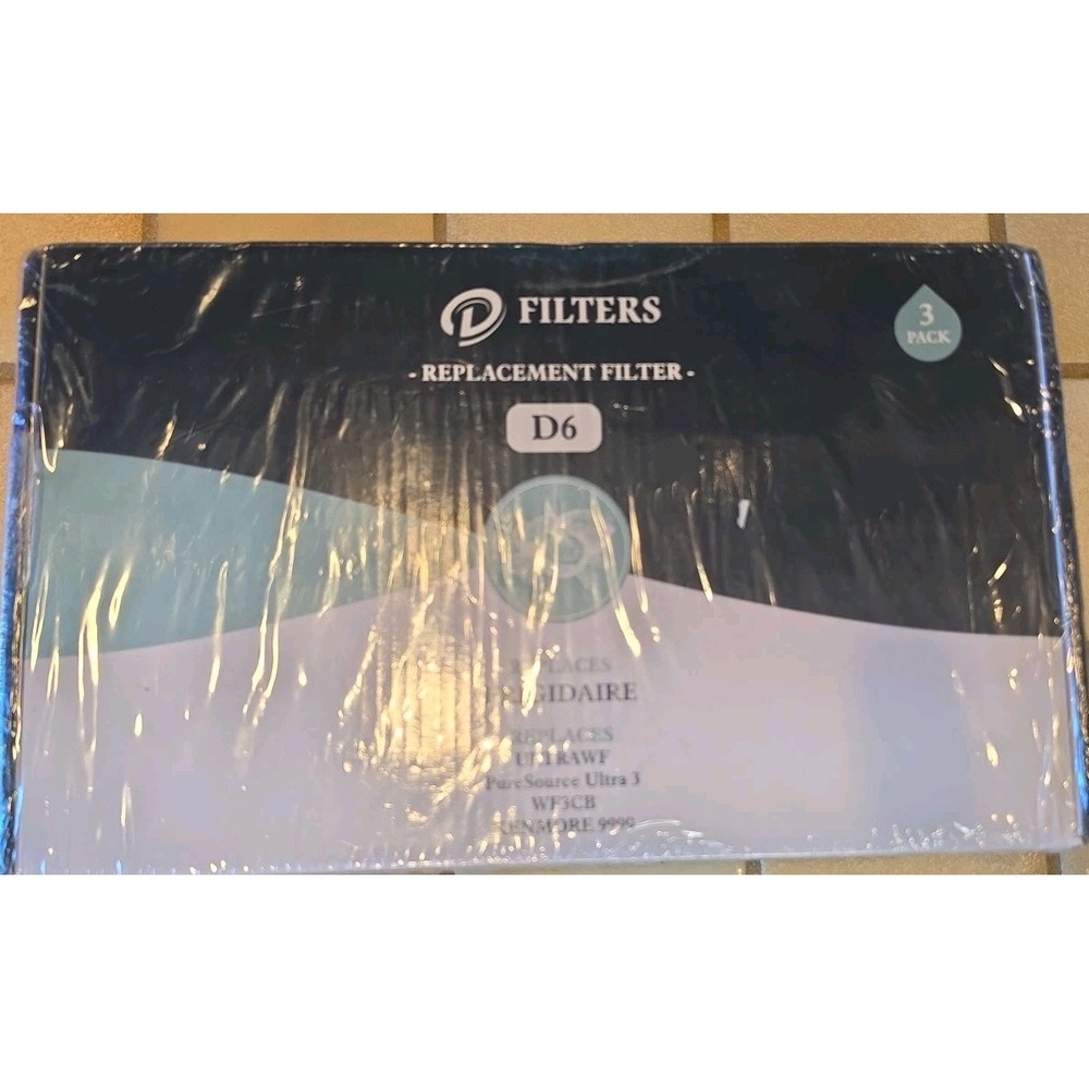 3 Pack Frigidaire ULTRAWF PureSource Ultra 3 Kenmore 9999 Refrigerator Filter D6